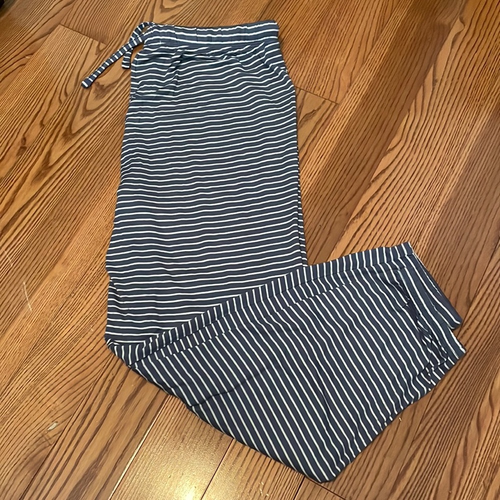 Love & Lore Iris steel blue stripe pajama pants